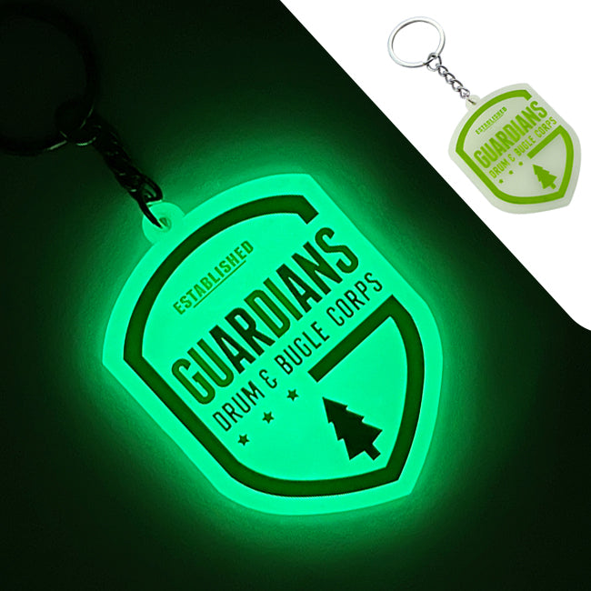 Custom Rubber Keychains-Glowing
