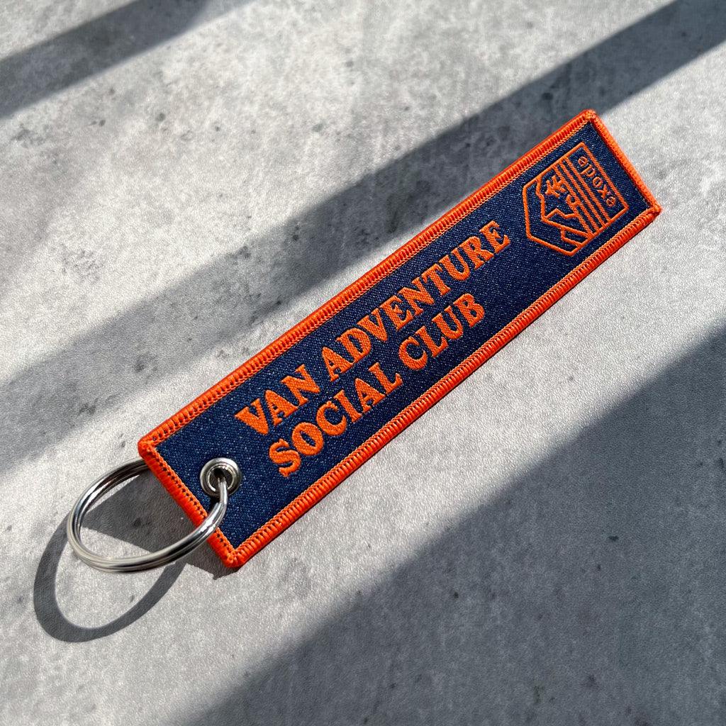 Custom Remove Before Flight Keychain-Woven