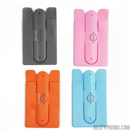 Custom Phone Stand With Card Holder-Besty Promo