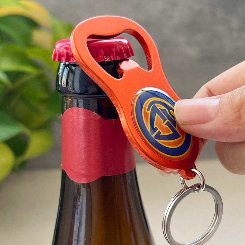 Custom Bottle Opener Keychain-Aluminium