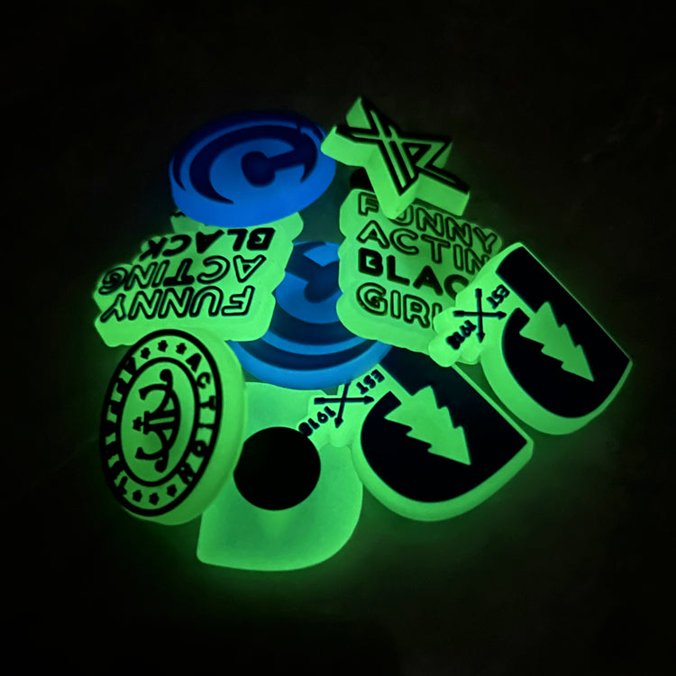 Glow-in-the-Dark Custom Clog Charms