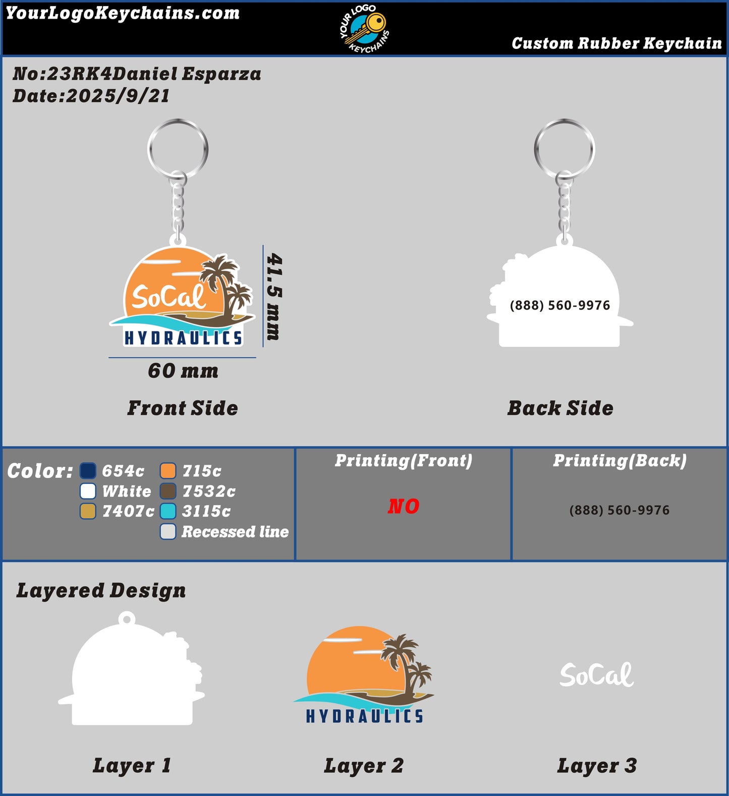 CUSTOM RUBBER KEYCHAIN-23RK4Daniel Esparza250920