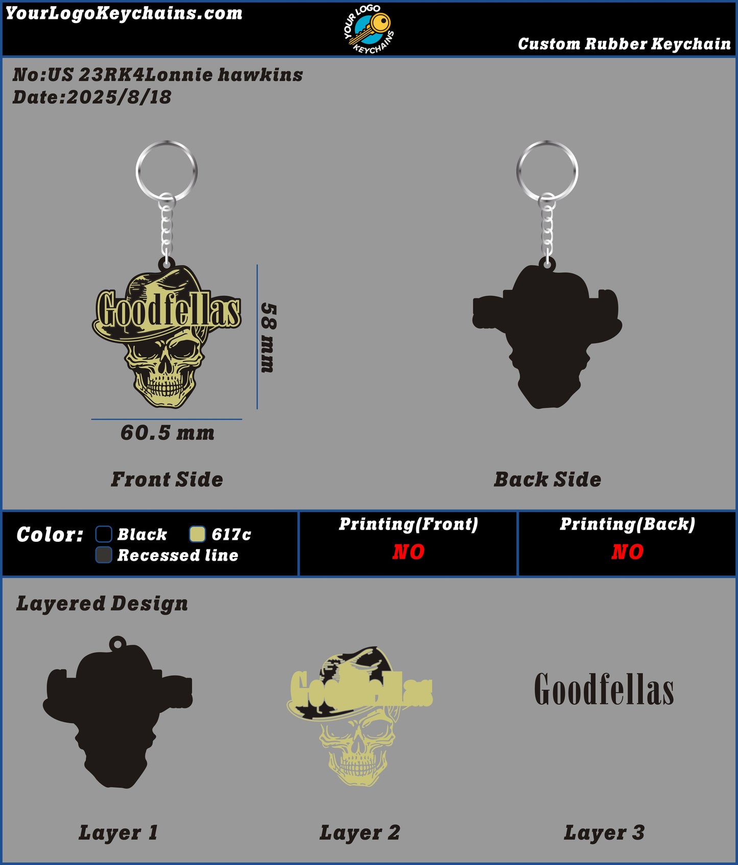 CUSTOM RUBBER KEYCHAIN-23RK4Lonnie hawkins250818