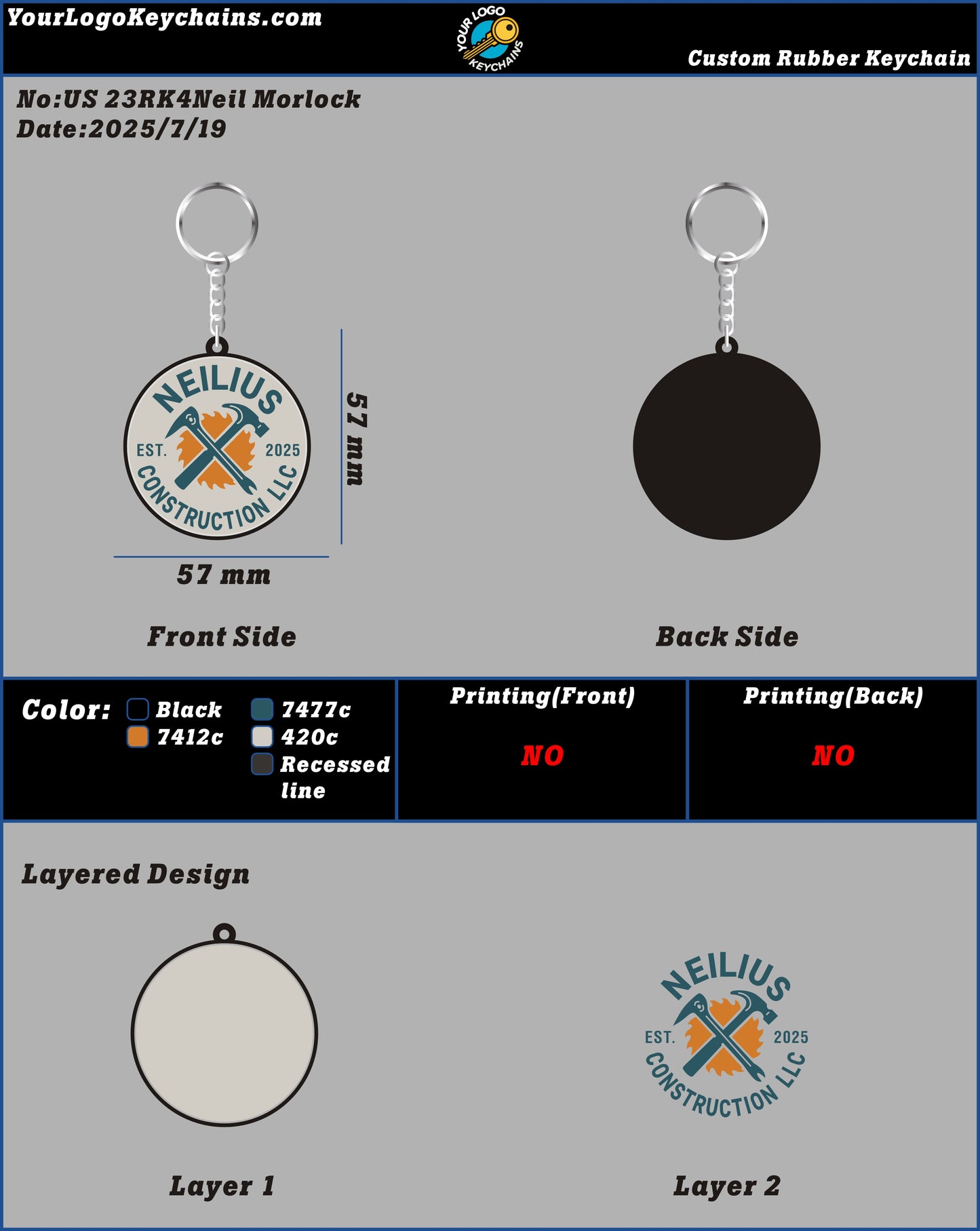 CUSTOM RUBBER KEYCHAIN-23RK4Neil Morlock250719