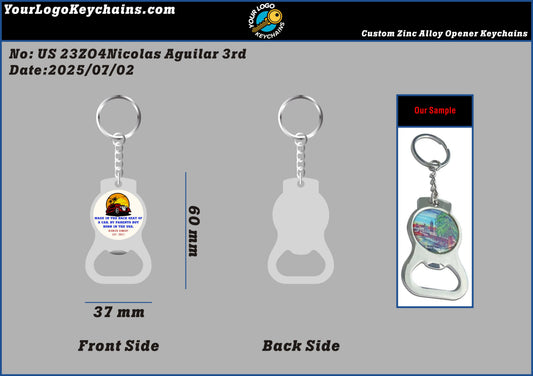Custom Zinc Alloy Opener Keychains-23ZO4Nicolas Aguilar 3rd250702
