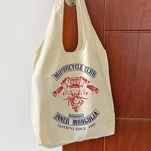 Custom Canvas Shoulder Bag with Logo