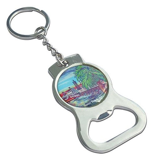 Custom Bottle Opener Keychain-Zinc Alloy