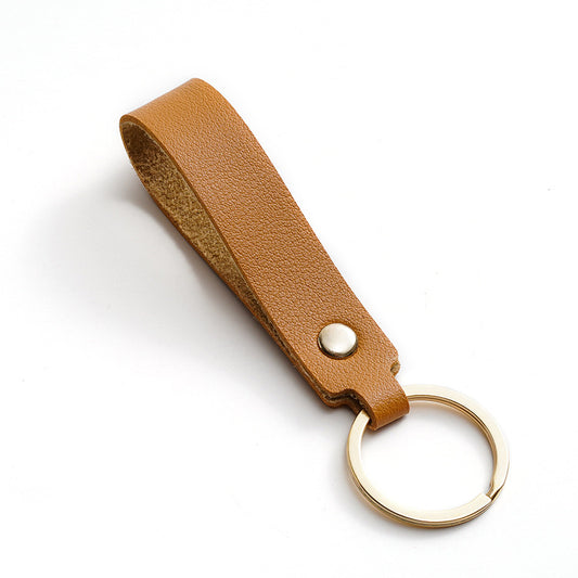 Custom Lychee Leather Keychains