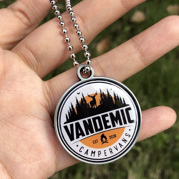 Custom Double-Sided  Doming Metal Keychain