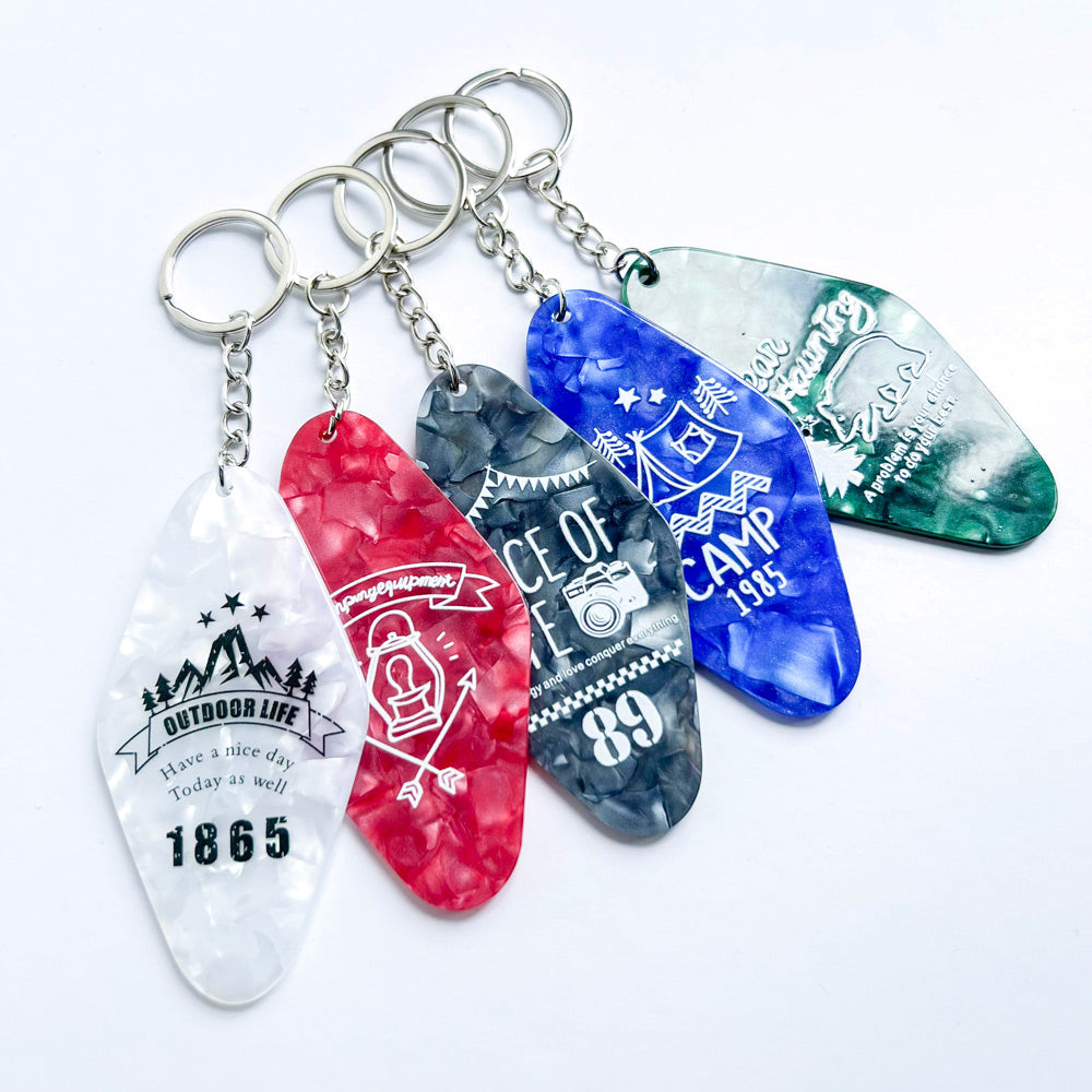 Custom Diamond Shape Acrylic Keychain - Stylish & Personalized – Your ...