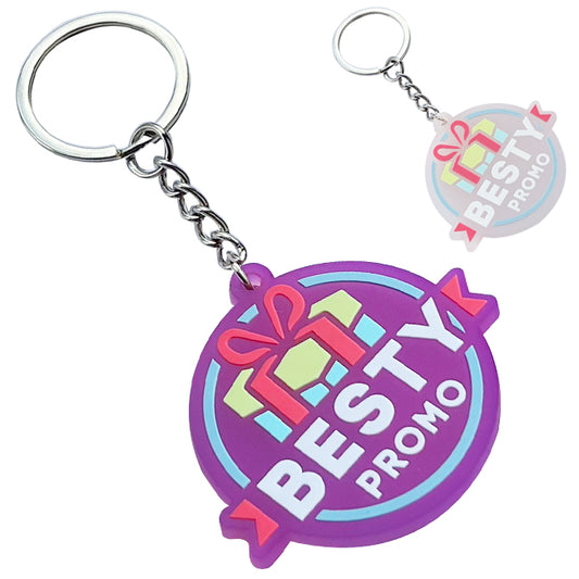 Custom Rubber Keychains-UV Color Changing