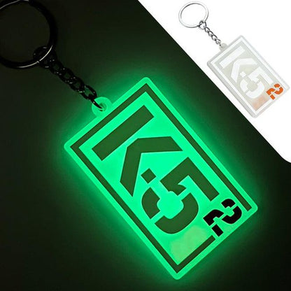 Custom Double-Sided  Rubber Keychain-Glowing