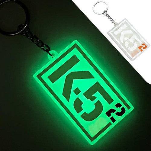 Custom Double-Sided  Rubber Keychain-Glowing
