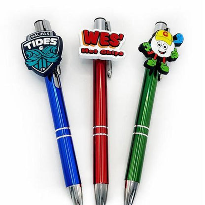 Custom Rubber Pen clip charm