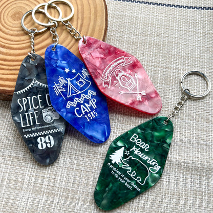 Custom Acrylic Keychains - Diamond Shape