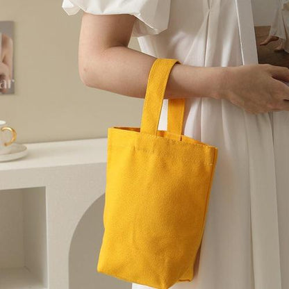 Small Canvas Handbag – Custom Logo