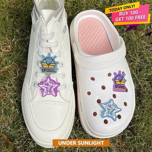 Custom UV-Reactive Versatile Shoe Charms