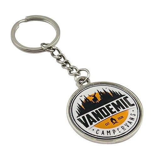 Custom Double-Sided  Doming Metal Keychain