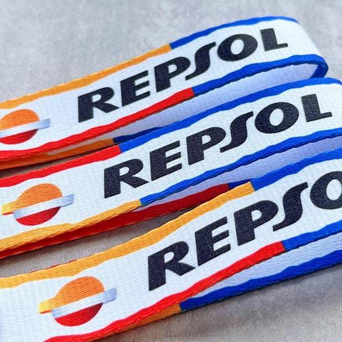 Custom Polyester Strap Keychain with Hook