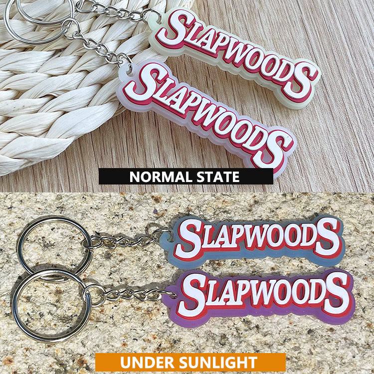 Custom Rubber Keychains-UV Color Changing