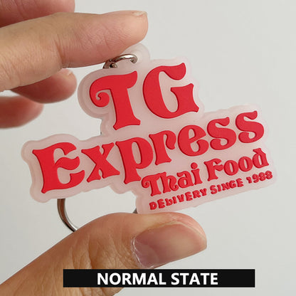 Custom Rubber Keychains-UV Color Changing