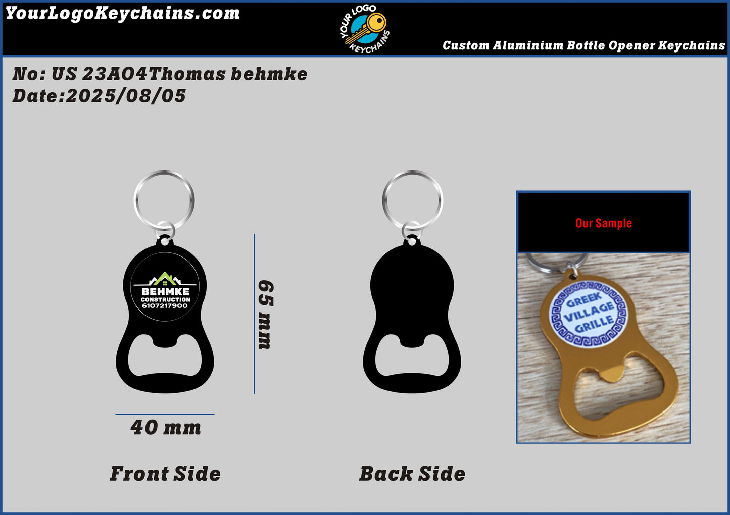 Custom Aluminium Bottle Opener Keychains-23AO4Thomas behmke250805