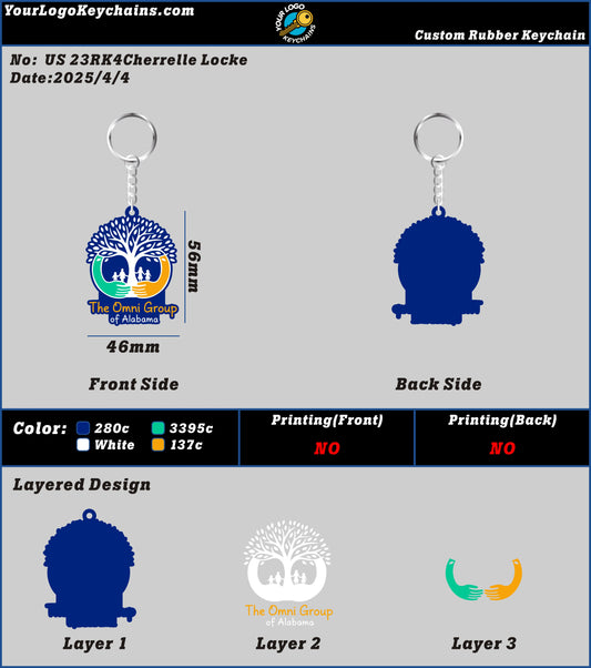 CUSTOM RUBBER KEYCHAIN-23RK4Cherrelle Locke250404