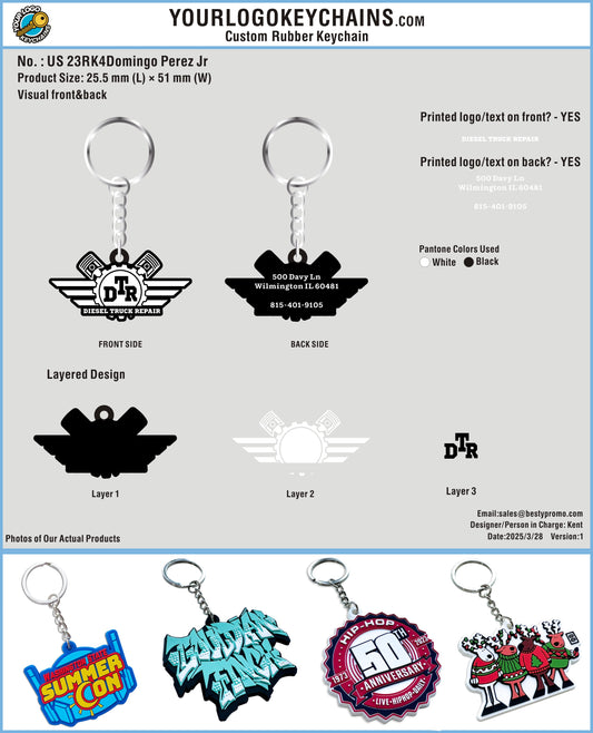 CUSTOM RUBBER KEYCHAIN-23RK4Domingo Perez Jr250328
