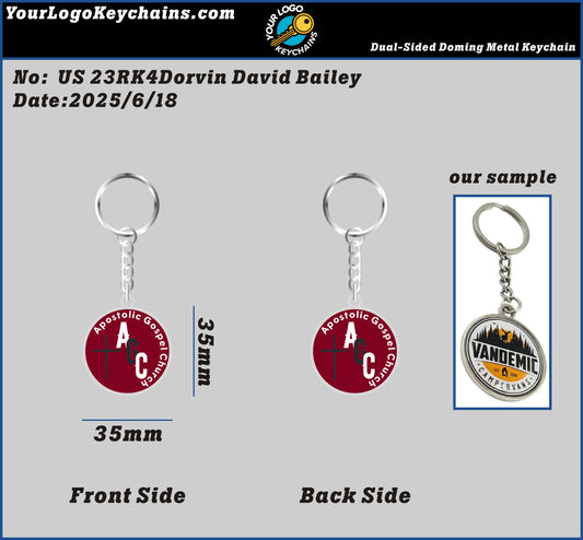 Custom Double-Sided Doming Metal Keychain-23RK4Dorvin David Bailey250616