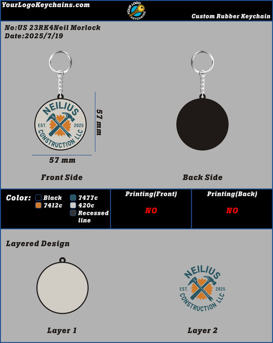 CUSTOM RUBBER KEYCHAIN-23RK4Neil Morlock250719