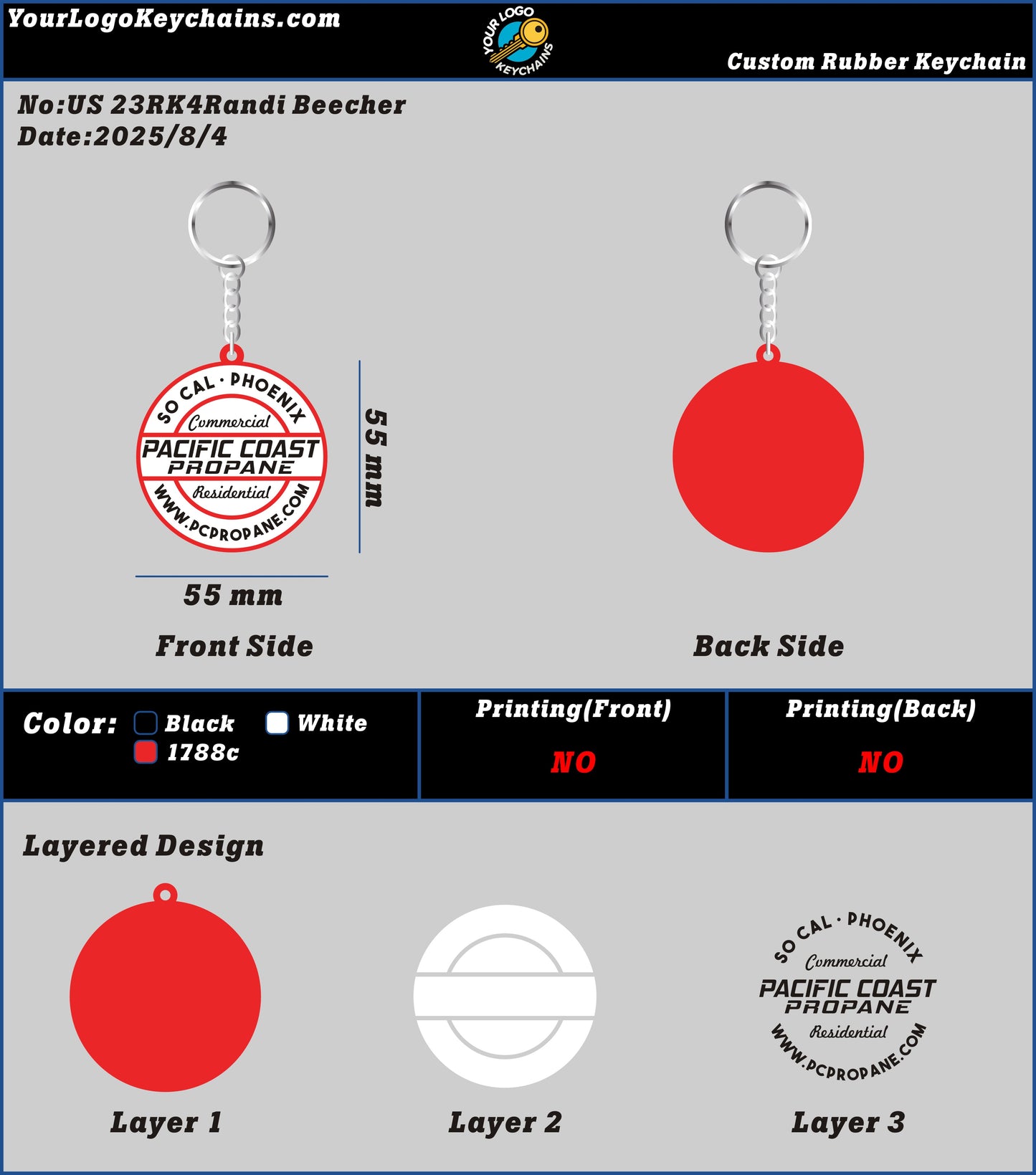 CUSTOM RUBBER KEYCHAIN-23RK4Randi Beecher250804