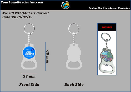 Custom Zinc Alloy Opener Keychains-23ZO4Chris Garrett250719