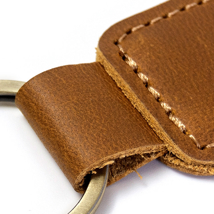 Custom Leather Keychains - Rectangular