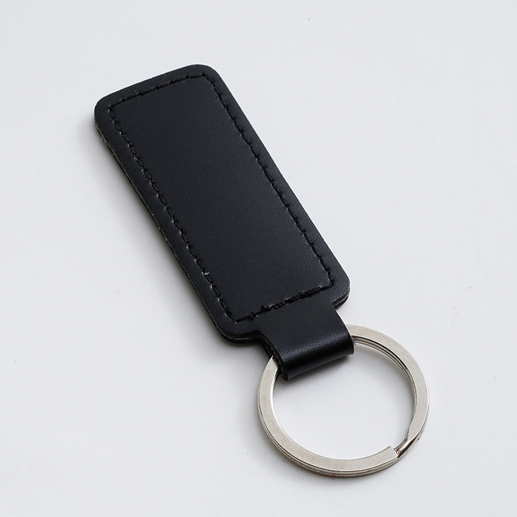 Custom Leather Keychains - Rectangular