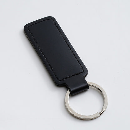 Custom Leather Keychains - Rectangular