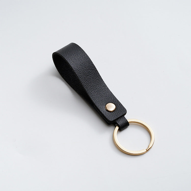 Custom Lychee Leather Keychains