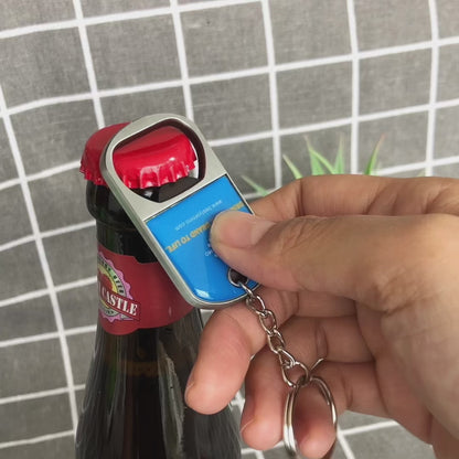 Custom Dog Tag Metal Keychain Bottle Opener